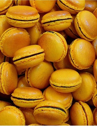 macarons chocolat et orange