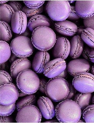 macarons à la violette