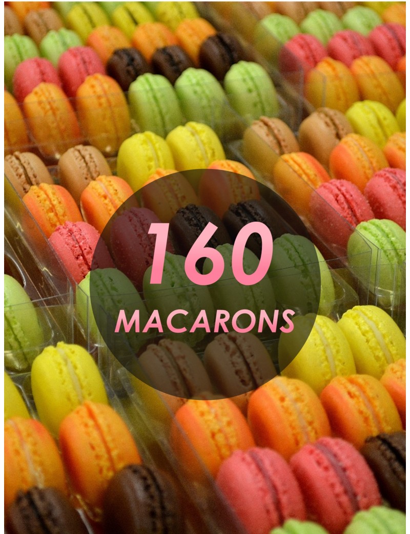 160 macarons classiques