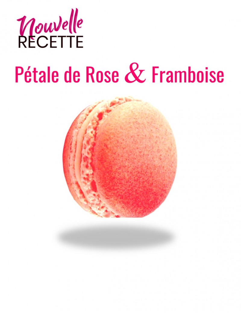 macaron rose framboise - PLANET MACARONS