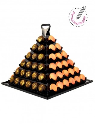 pyramide 84 macarons personnalisables