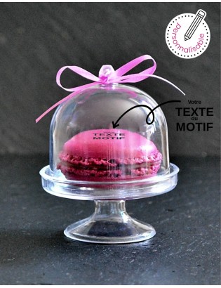 Cloche et macaron personnalisé