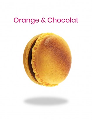 macaron chocolat orange - planet' macarons