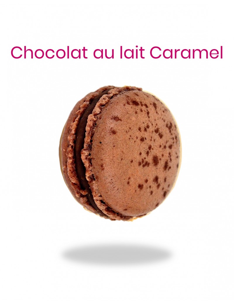 macarons chocolat au lait caramel - planet' macarons