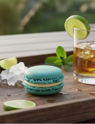 Macaron au Ti-Punch - planet macarons