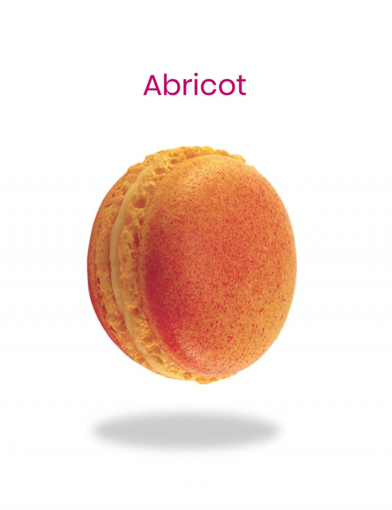 macaron à l'abricot - planet macarons