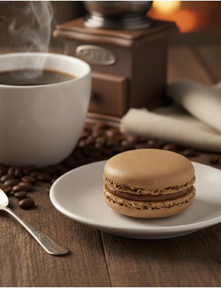 macaron au café expresso - planet macarons