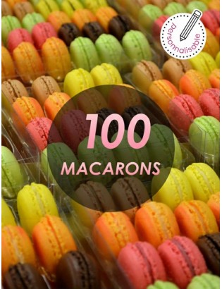 100 Macarons à personnaliser
