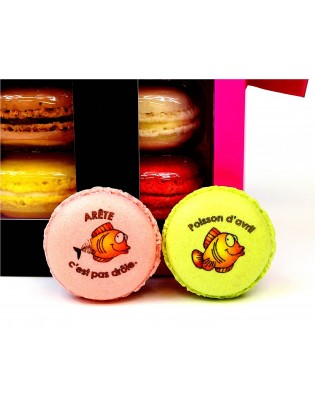 poisson d'avril - macaron