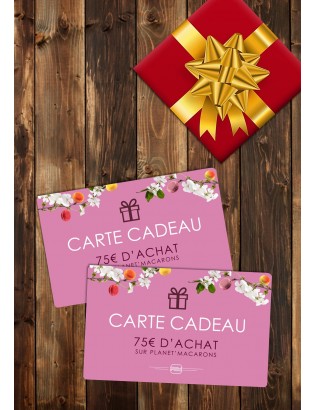 Carte cadeau 75€ - planet macarons